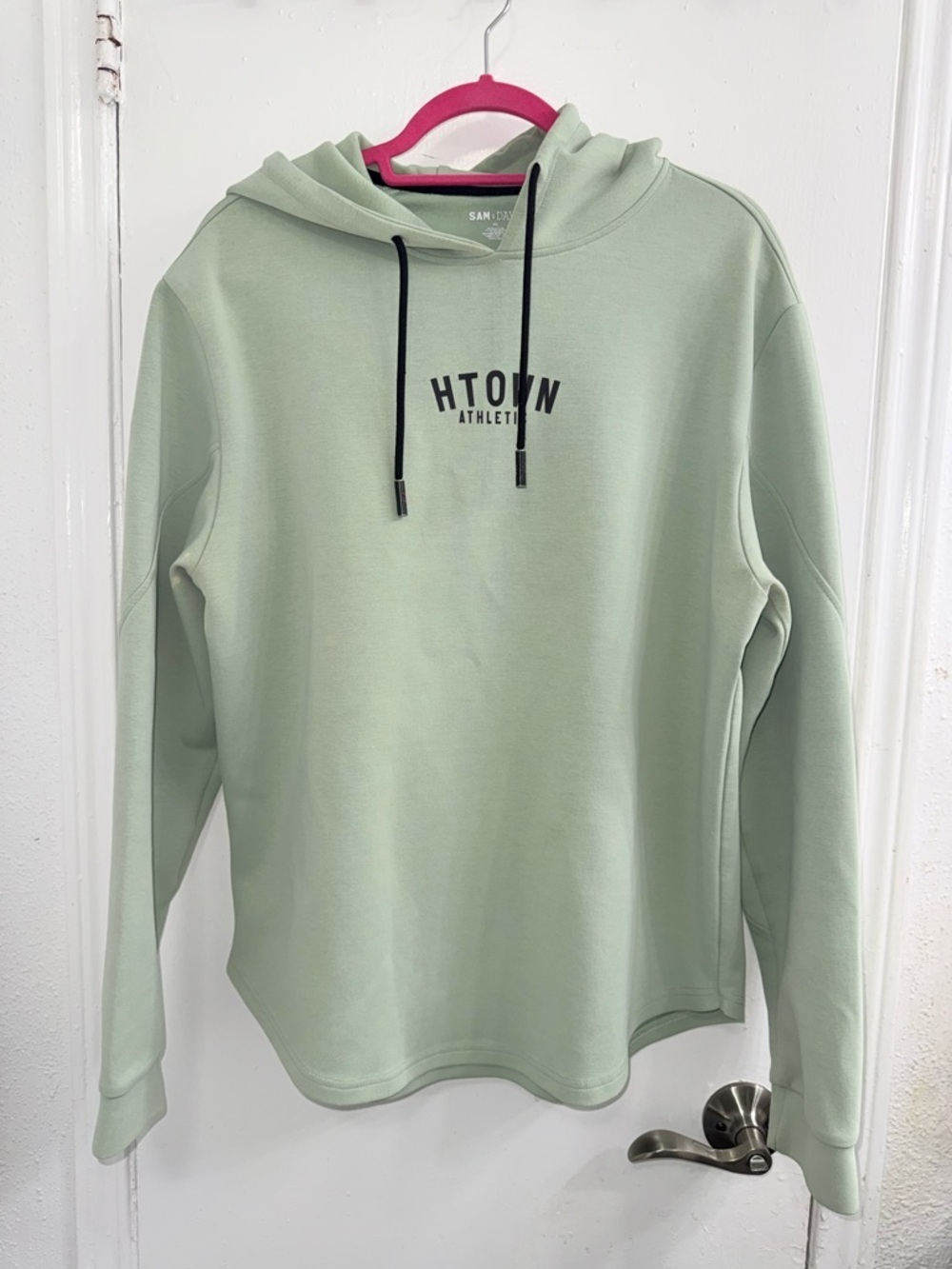 Sam & Davy Tea Green HTOWN Athletic Hoodie size XL